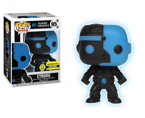 Cyborg (Silhouette) (Glow in the Dark) (Entertainment Earth Exclusive) (95) [POP!] - Funko Sealed