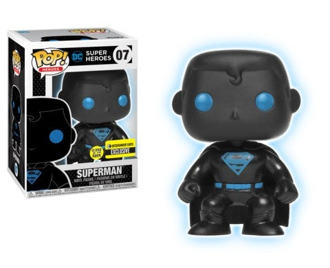 Superman (Silhouette) (Glow in the Dark) (Entertainment Earth Exclusive) (7) [POP!] - Funko Sealed