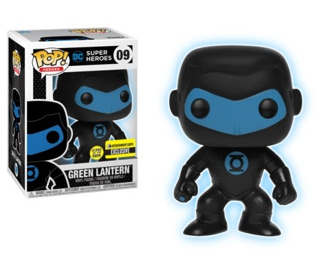 Green Lantern (Silhouette) (Glow in the Dark) (Entertainment Earth Exclusive) (9) [POP!] - Funko Sealed