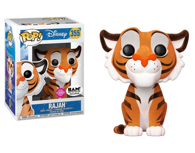 Aladdin: Rajah (Flocked) (Books-A-Million Exclusive) (355) [POP!] - Funko Sealed