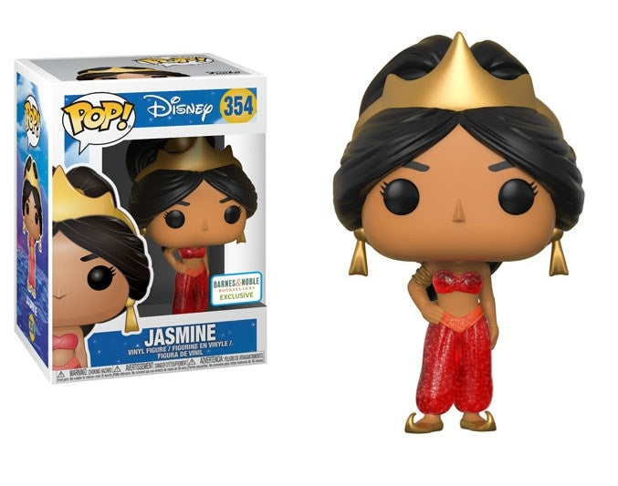 Aladdin: Jasmine (Glitter) (Barnes & Noble Exclusive) (354) [POP!] - Funko Sealed
