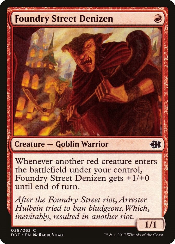 Foundry Street Denizen (38) [DDT] - MTG Single