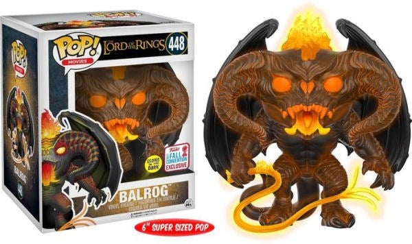 The Lord of the Rings: Balrog (Glow in the Dark) (Barnes & Noble Exclusive) (448) [POP!] - Funko Sealed