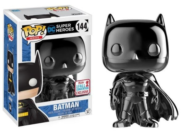 Batman (Black Chrome) (Barnes & Noble Exclusive) (144) [POP!] - Funko Sealed