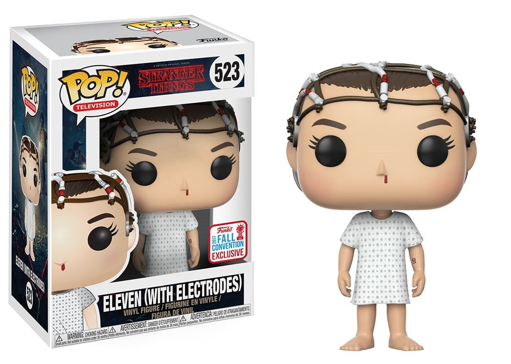 Stranger Things: Eleven (with Electrodes) (GameStop Exclusive) (523) [POP!] - Funko Sealed