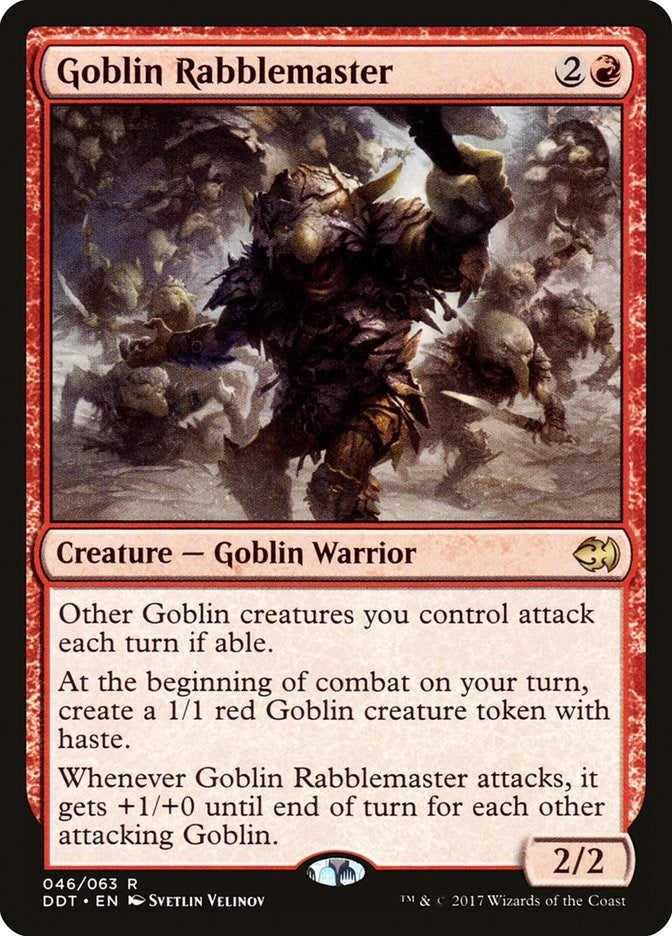 Goblin Rabblemaster (46) [DDT] - MTG Single