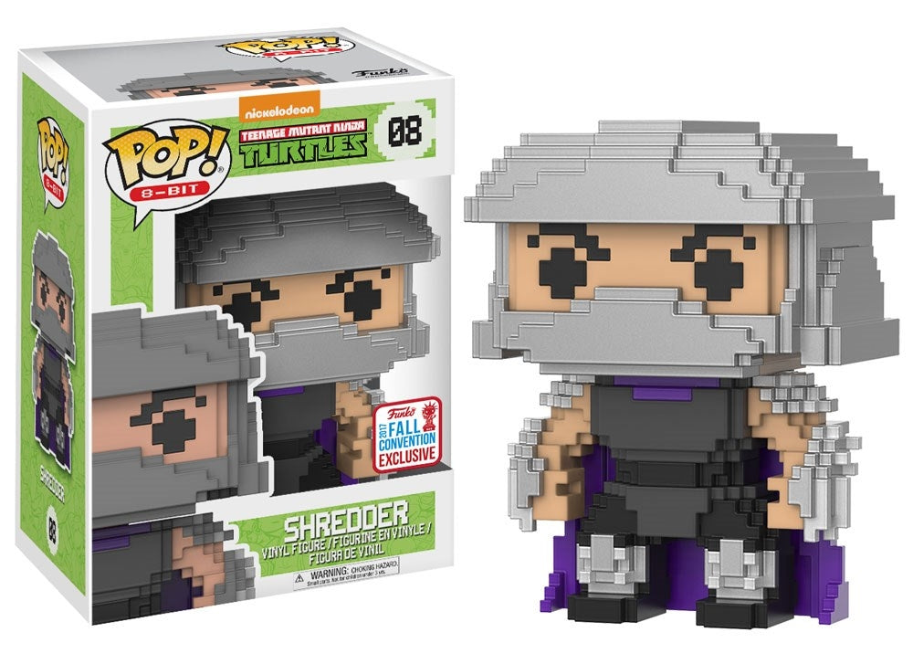 Teenage Mutant Ninja Turtles: Shredder (8-Bit) (GameStop Exclusive) (8) [POP!] - Funko Sealed