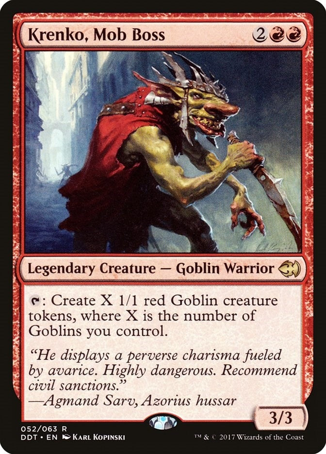 Krenko Mob Boss (52) [DDT] - MTG Single