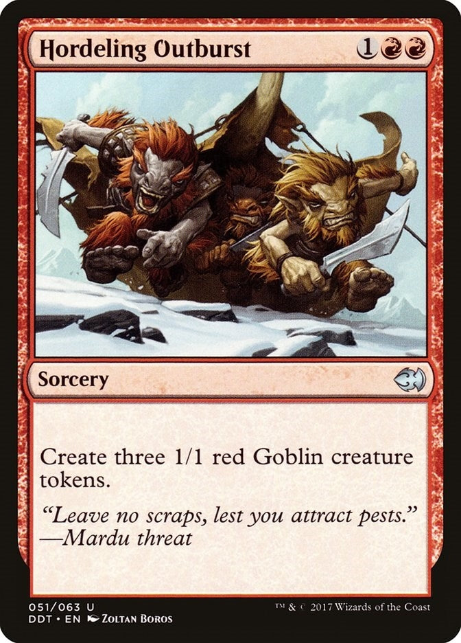 Hordeling Outburst (51) [DDT] - MTG Single