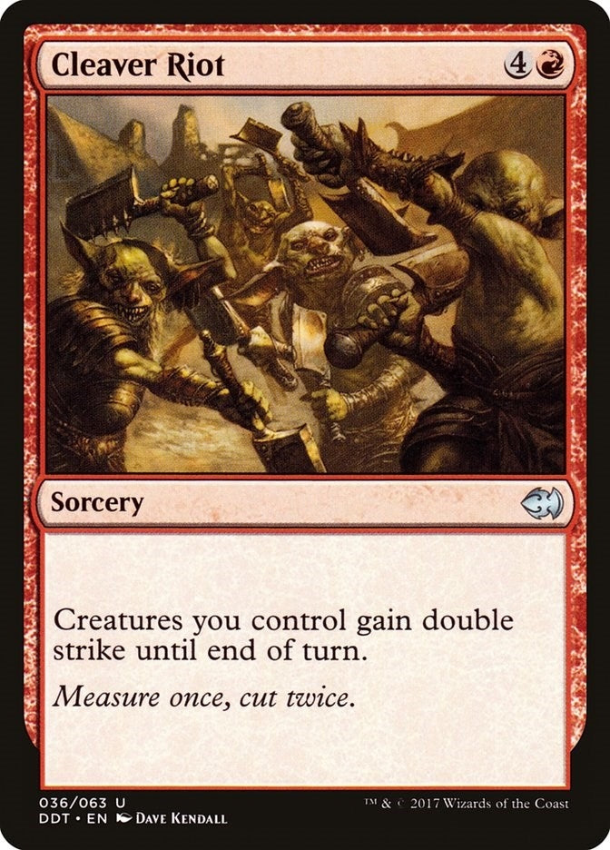 Cleaver Riot (36) [DDT] - MTG Single