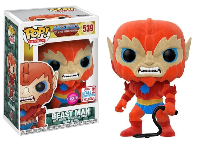 Masters of the Universe: Beast Man (Flocked) (Toys R Us Exclusive) (539) [POP!] - Funko Sealed