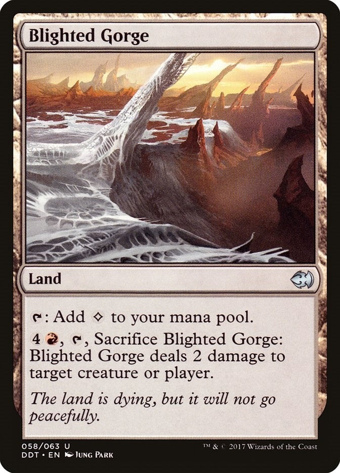 Blighted Gorge (58) [DDT] - MTG Single