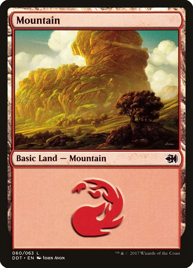 Mountain (60) (60) [DDT] - MTG Single