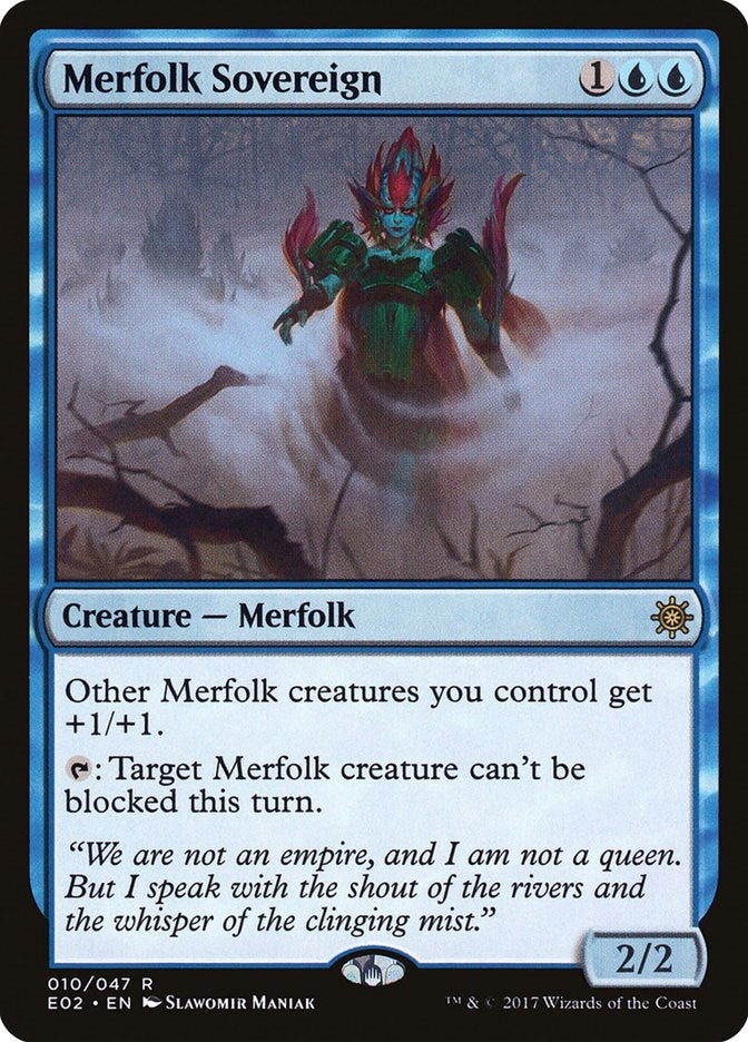 Merfolk Sovereign (10) [E02] - MTG Single