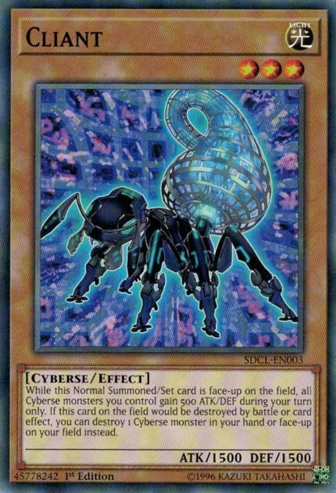 Cliant (3) (SDCL) - YuGiOh Single
