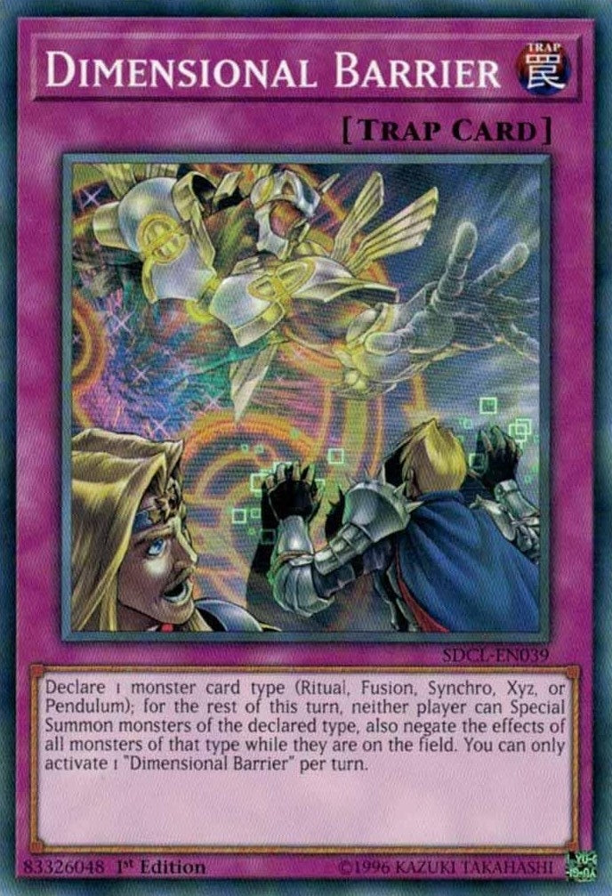 Dimensional Barrier (39) (SDCL) - YuGiOh Single