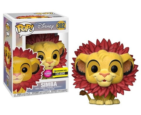Simba (Flocked) (Entertainment Earth Exclusive) (302) [POP!] - Funko Sealed