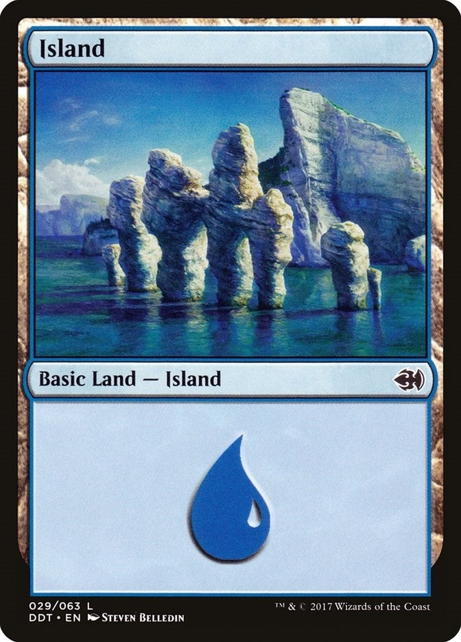 Island (29) (29) [DDT] - MTG Single