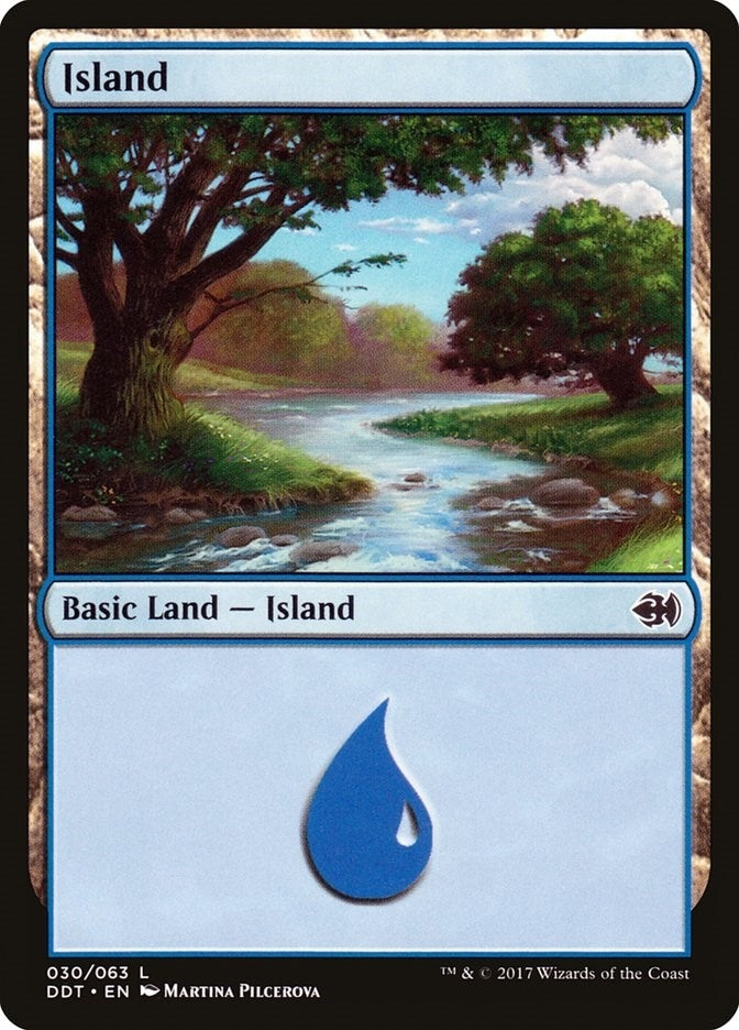 Island (30) (30) [DDT] - MTG Single