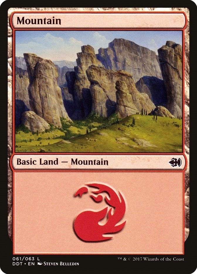 Mountain (61) (61) [DDT] - MTG Single
