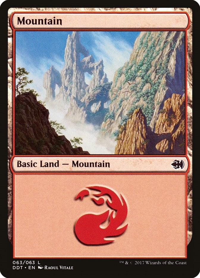 Mountain (63) (63) [DDT] - MTG Single
