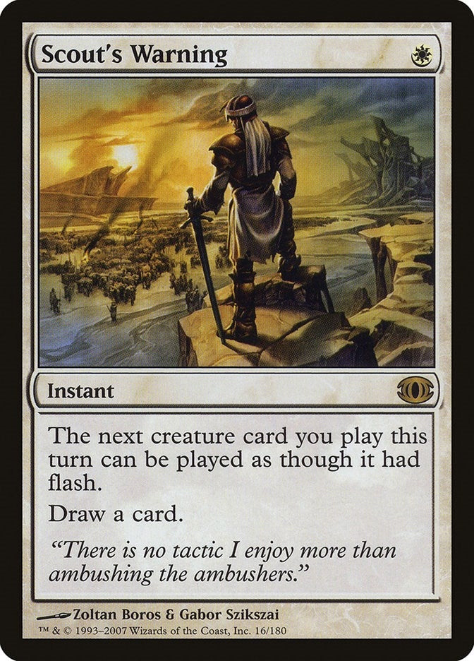 Scout’s Warning (16) [FUT] - MTG Single