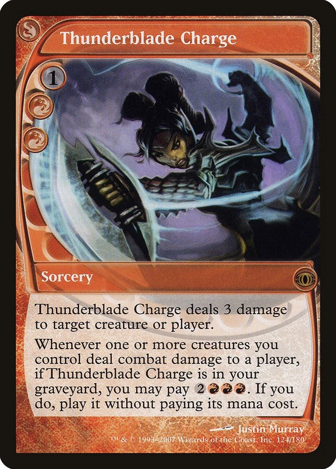 Thunderblade Charge (124) [FUT] - MTG Single