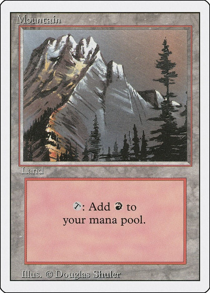 Mountain (A) (290) [3ED] - MTG Single