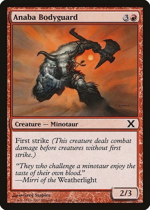 Anaba Bodyguard (187) [10E] - MTG Single