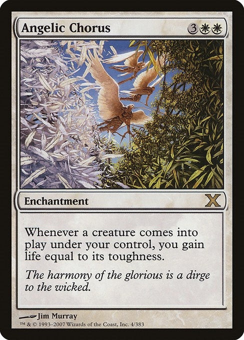 Angelic Chorus (4) [10E] - MTG Single
