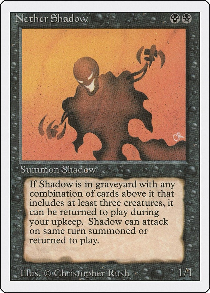 Nether Shadow [3ED] - MTG Single
