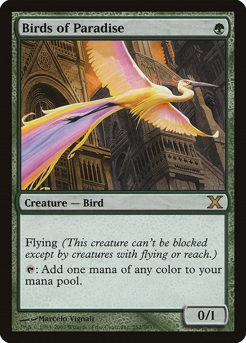 Birds of Paradise (252) [10E] - MTG Single