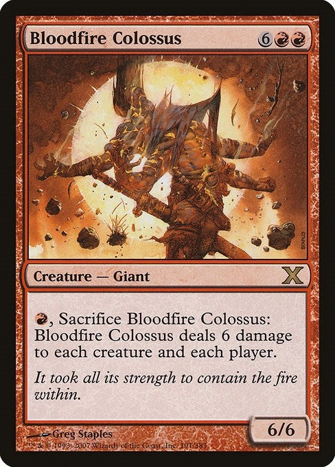 Bloodfire Colossus (191) [10E] - MTG Single