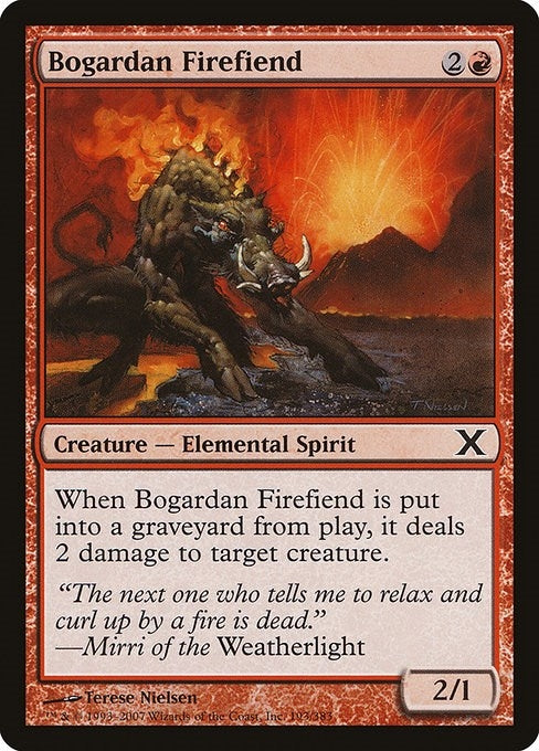 Bogardan Firefiend (193) [10E] - MTG Single
