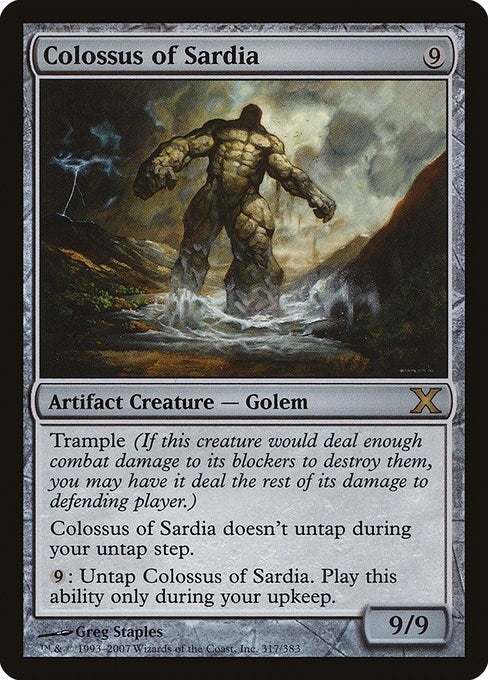 Colossus of Sardia (317) [10E] - MTG Single