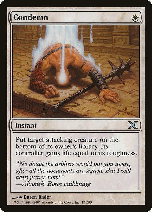 Condemn (13) [10E] - MTG Single