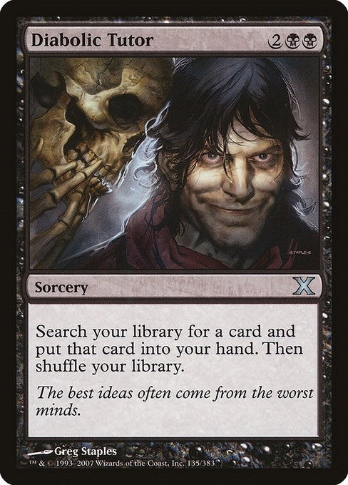 Diabolic Tutor (135) [10E] - MTG Single