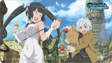 Bell & Hestia Playmat - Is It Wrong to Try to Pick Up Girls in a Dungeon? - Playmats Sealed