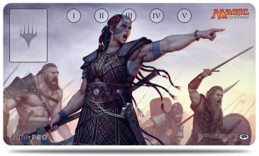 Commander 2016 Playmat Saskia the Unyielding for Magic - Playmats Sealed