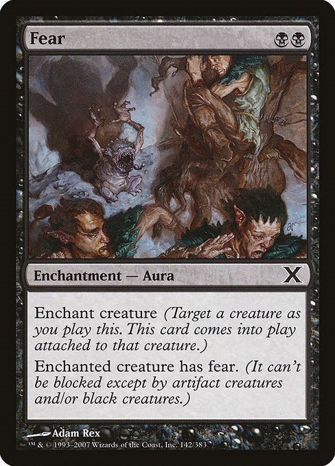 Fear (142) [10E] - MTG Single
