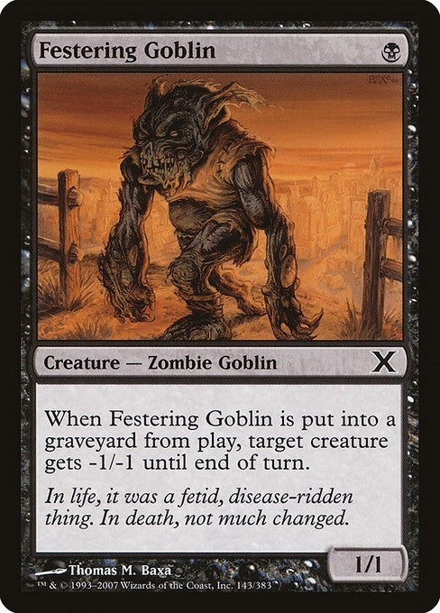 Festering Goblin (143) [10E] - MTG Single