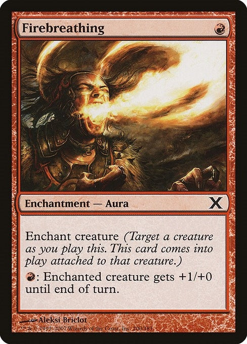 Firebreathing (200) [10E] - MTG Single