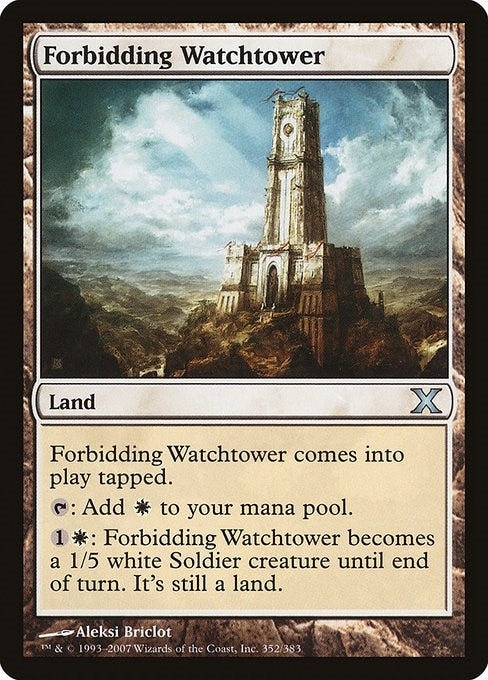 Forbidding Watchtower (352) [10E] - MTG Single
