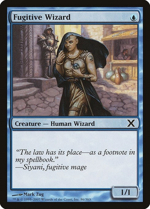 Fugitive Wizard (86) [10E] - MTG Single