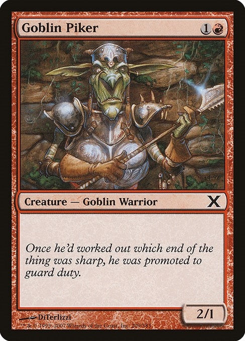 Goblin Piker (209) [10E] - MTG Single
