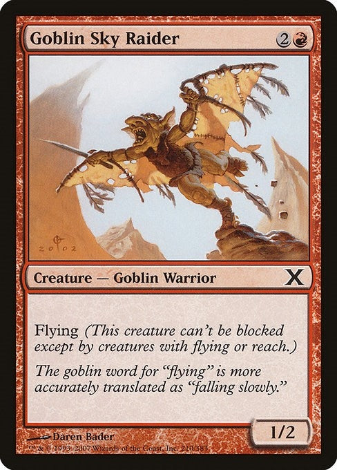 Goblin Sky Raider (210) [10E] - MTG Single