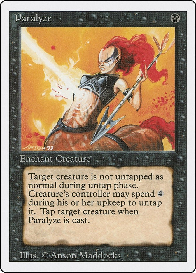 Paralyze [3ED] - MTG Single