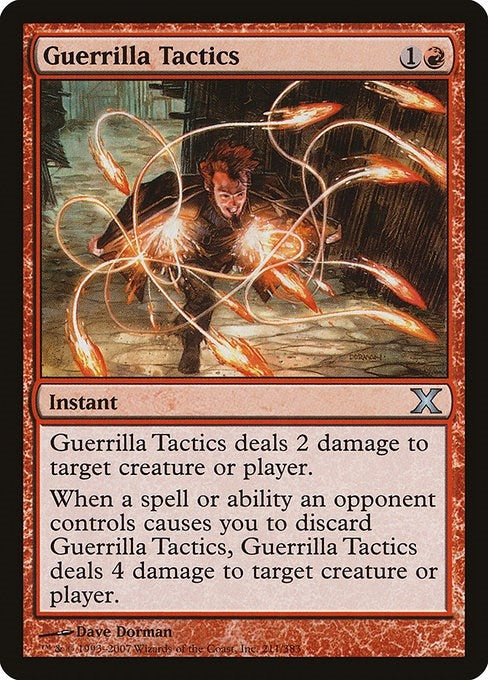 Guerrilla Tactics (211) [10E] - MTG Single