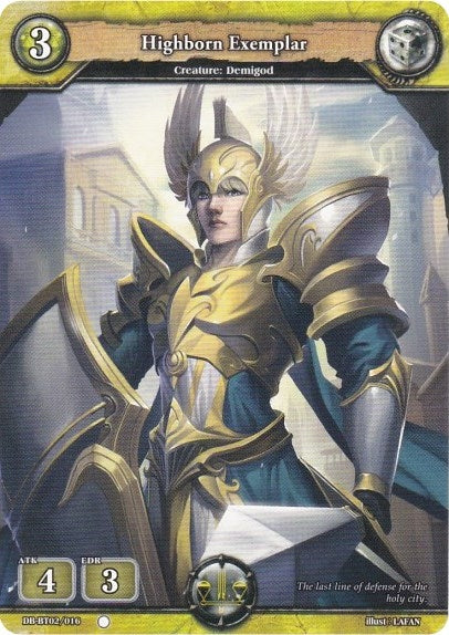 Highborn Exemplar (2016) [BP02] - Dragoborne Single