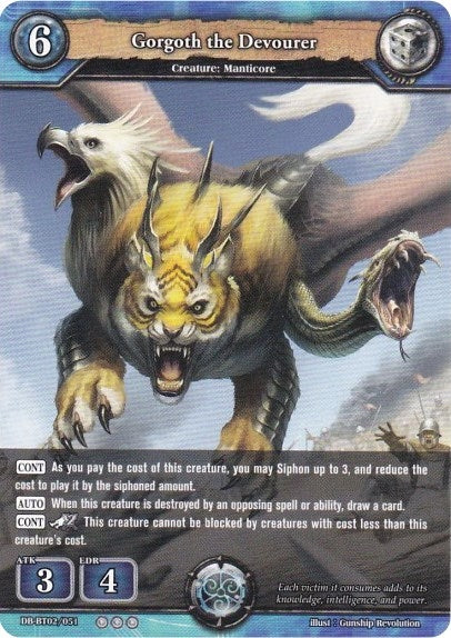 Gorgoth the Devourer (2051) [BP02] - Dragoborne Single